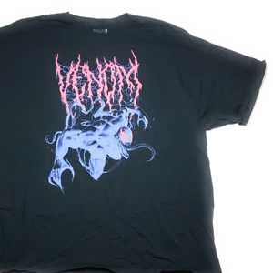 Marvel Venom Black Purple Pink 3XL Short Sleeve